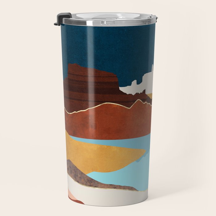 Desert Moon Lake Travel Mug Gallery Image 3