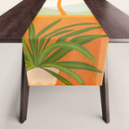 Tropical Mountain Village Landscape Table Runner Gallery Image 1