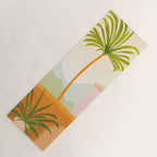 Tropical Mountain Village Landscape Yoga Mat Gallery Image 1