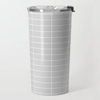 Grid Pattern IV Travel Mug Gallery Image 2