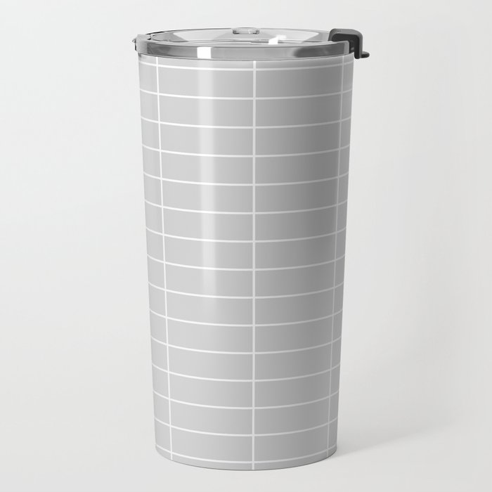 Grid Pattern IV Travel Mug Gallery Image 2