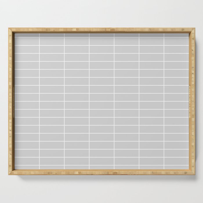 Grid Pattern IV Serving Tray Gallery Image 1