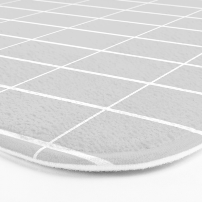 Grid Pattern IV Bath Mat Gallery Image 3