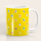 Colorful back to school sticker icon pattern Coffee Mug Gallery Image 1
