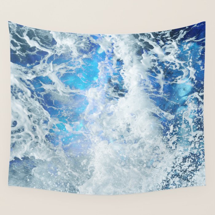Perfect Sea Waves II Wall Tapestry Gallery Image 4