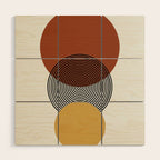 minimalist retro  Wood Wall Art Gallery Image 1