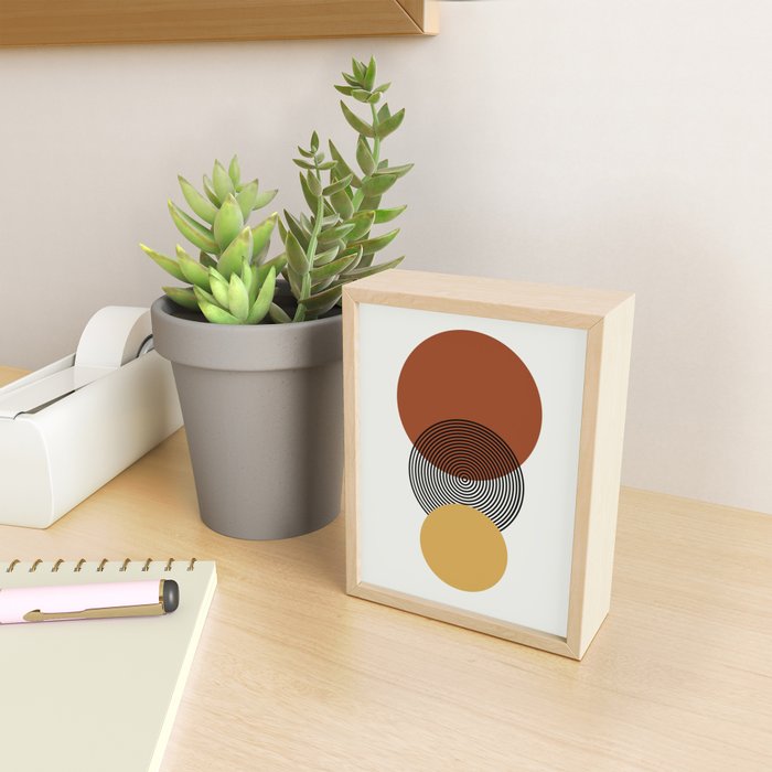 minimalist retro  Mini Art Print Gallery Image 2