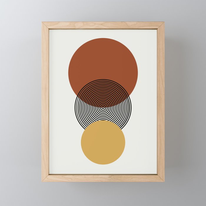 minimalist retro  Mini Art Print Gallery Image 1