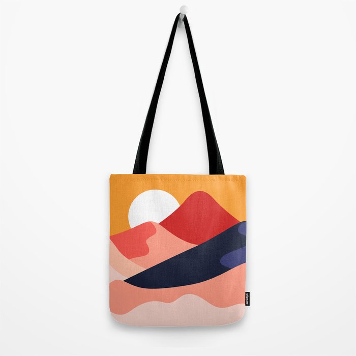 Abstract mountain nature landscape art Tote Bag Gallery Image 2