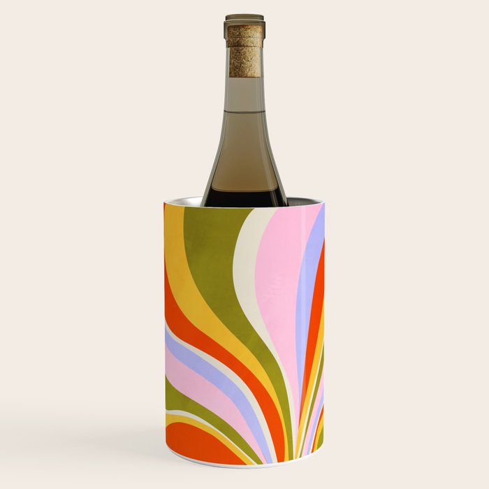 Candy Paint: Sunrise | Mid Century Retro Edition Wine Chiller Gallery Image 2