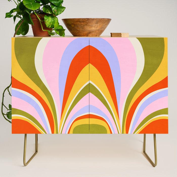Candy Paint: Sunrise | Mid Century Retro Edition Credenza Gallery Image 1