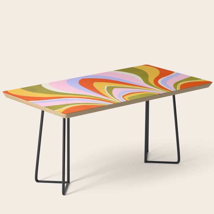 Candy Paint: Sunrise | Mid Century Retro Edition Coffee Table Gallery Image 1
