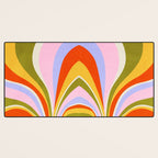 Candy Paint: Sunrise | Mid Century Retro Edition Desk Mat Gallery Image 3