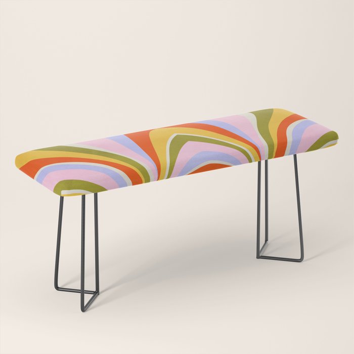 Candy Paint: Sunrise | Mid Century Retro Edition Bench Gallery Image 1