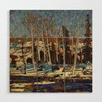 Tom Thomson March 1916 Canadian Landscape Artist Wood Wall Art Gallery Image 1