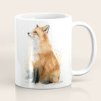 Fox Watercolor Red Fox Painting Coffee Mug Gallery Image 1