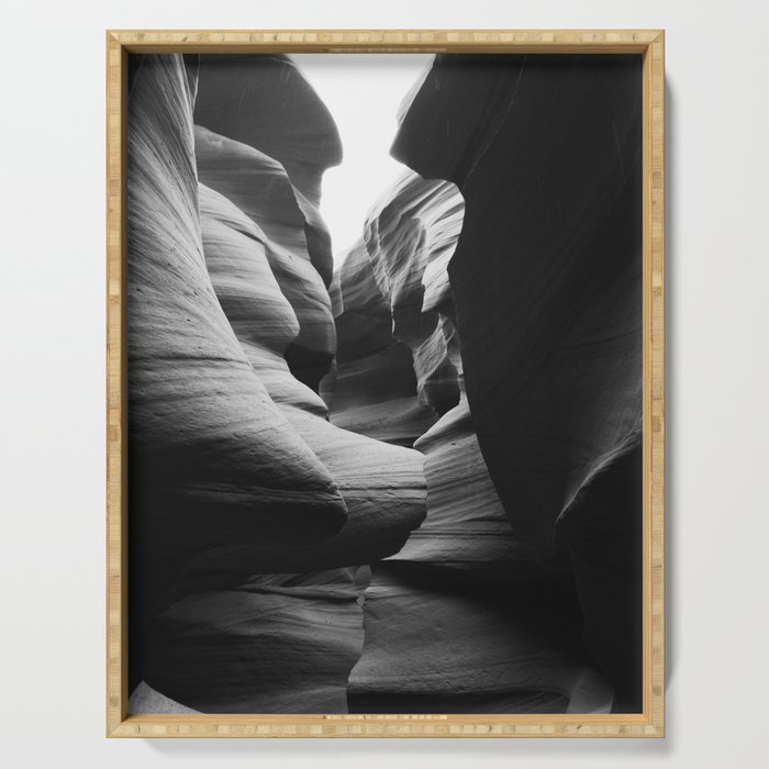 ANTELOPE CANYON VII / arizona desert Serving Tray Gallery Image 1
