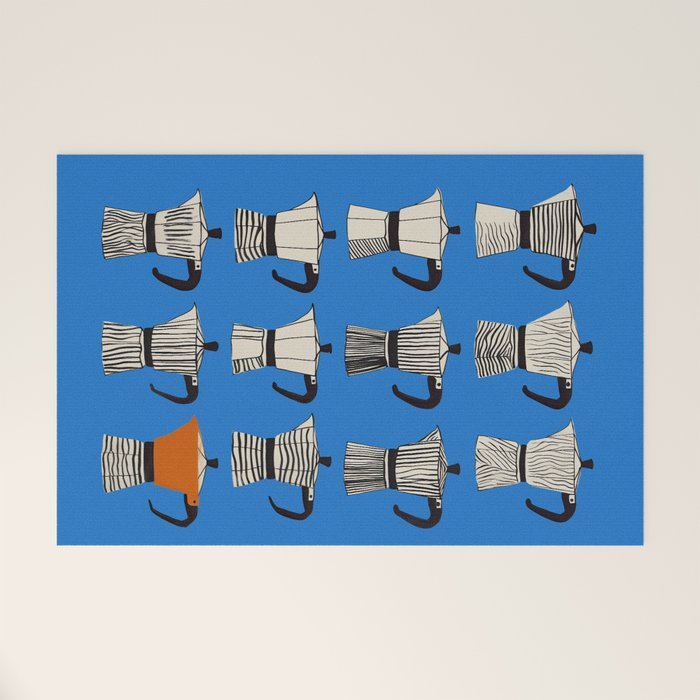 Blue Moka Welcome Mat Gallery Image 1