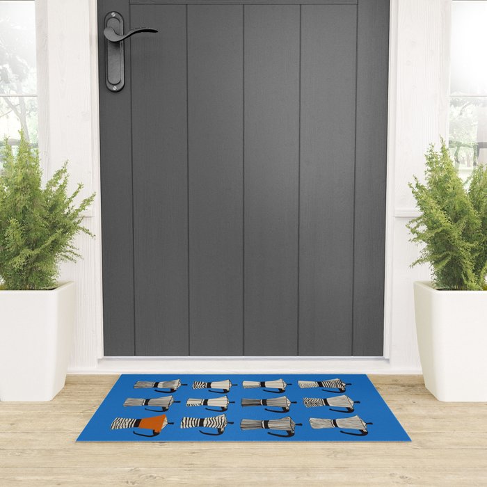 Blue Moka Welcome Mat Gallery Image 3