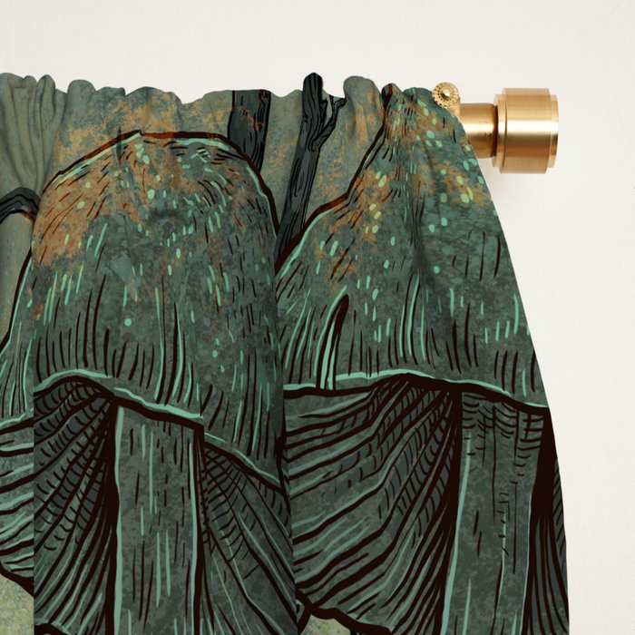 Green Bone Window Curtain Gallery Image 2