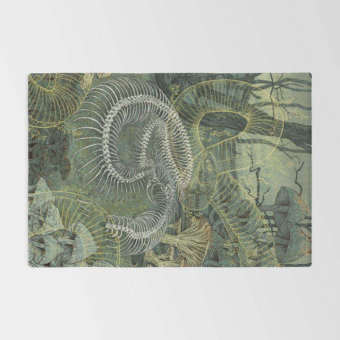 Green Bone Rug Gallery Image 2
