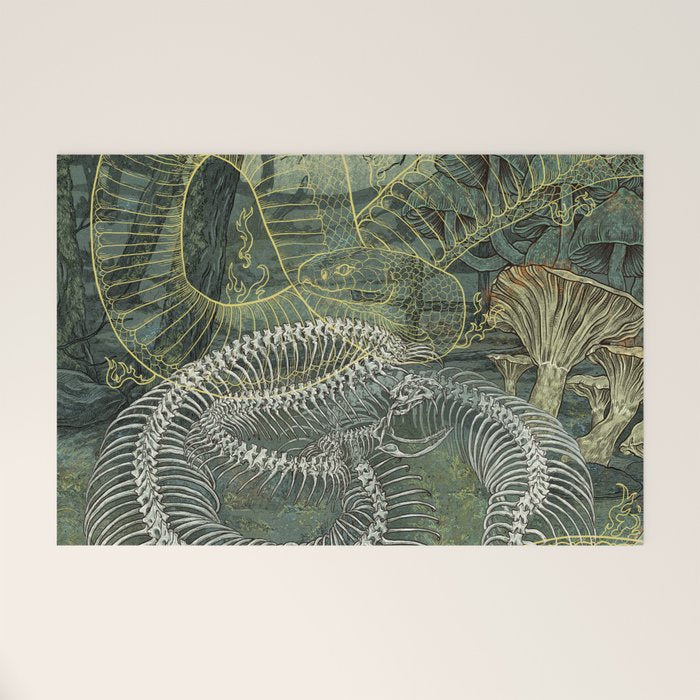 Green Bone Welcome Mat Gallery Image 1