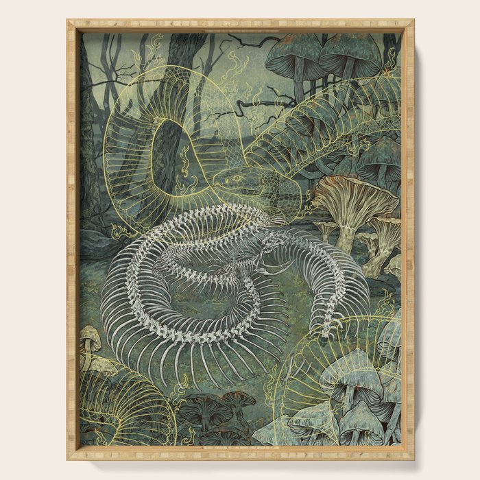 Green Bone Serving Tray Gallery Image 1
