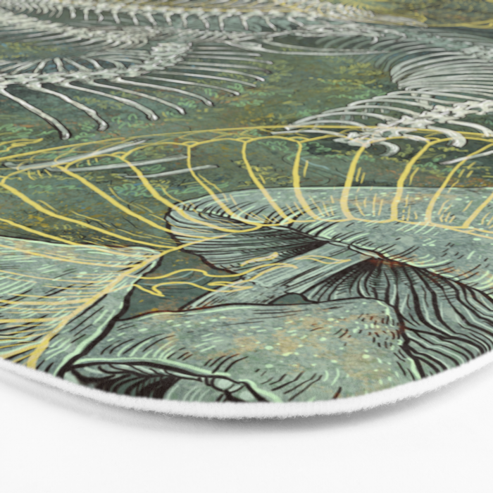 Green Bone Bath Mat Gallery Image 3