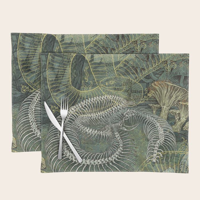 Green Bone Placemat Gallery Image 1