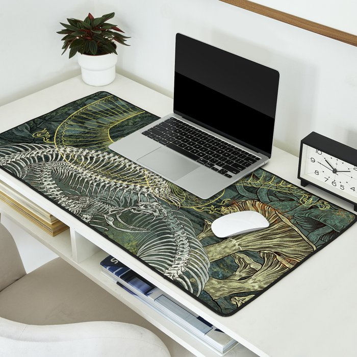 Green Bone Desk Mat Gallery Image 2