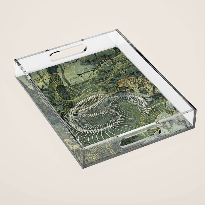 Green Bone Acrylic Tray Gallery Image 1