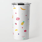 Ditsy Fruity Doodles Travel Mug Gallery Image 1