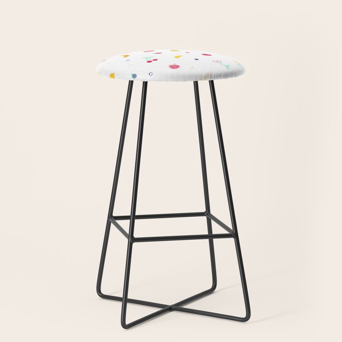 Ditsy Fruity Doodles Stool Gallery Image 1