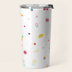 Ditsy Fruity Doodles Travel Mug Gallery Image 2
