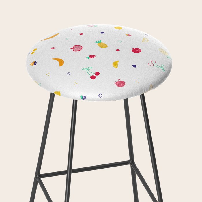 Ditsy Fruity Doodles Stool Gallery Image 2