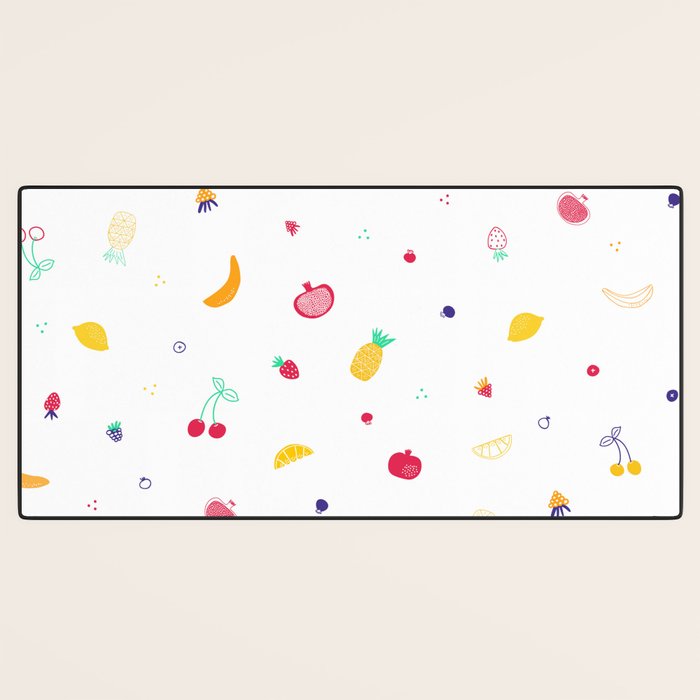 Ditsy Fruity Doodles Desk Mat Gallery Image 3