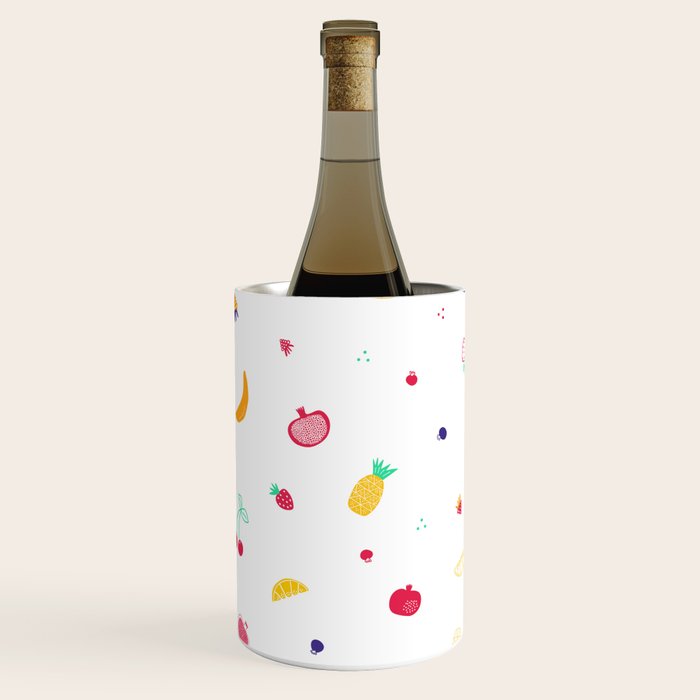 Ditsy Fruity Doodles Wine Chiller Gallery Image 1