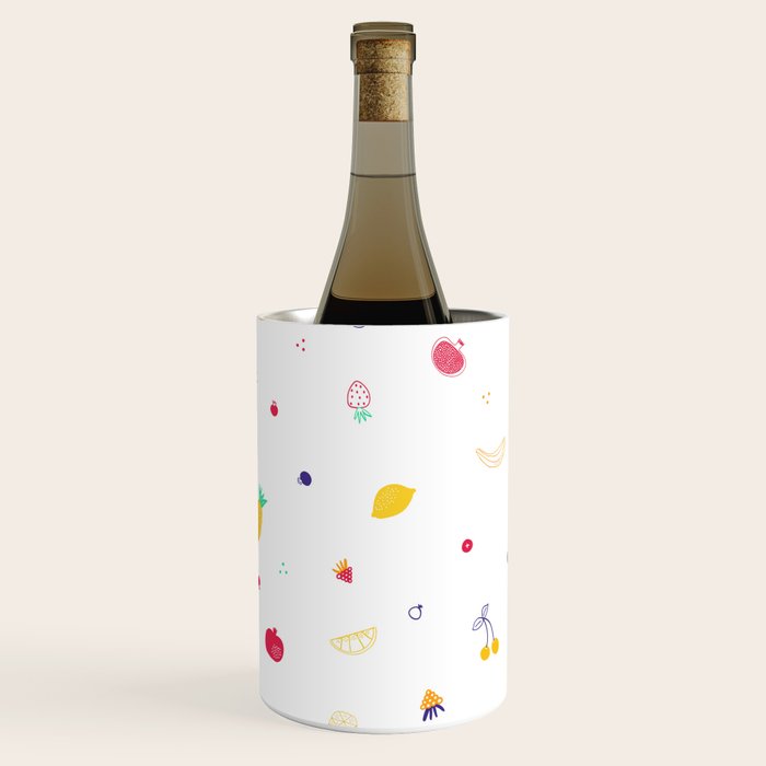 Ditsy Fruity Doodles Wine Chiller Gallery Image 3