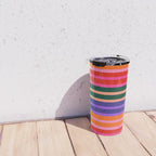 Color Block Stripes Travel Mug Gallery Image 4