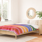 Color Block Stripes Duvet Cover Gallery Image 2