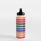 Color Block Stripes Water Bottle Gallery Image 3