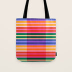 Color Block Stripes Tote Bag Gallery Image 1