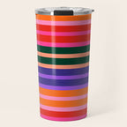 Color Block Stripes Travel Mug Gallery Image 1