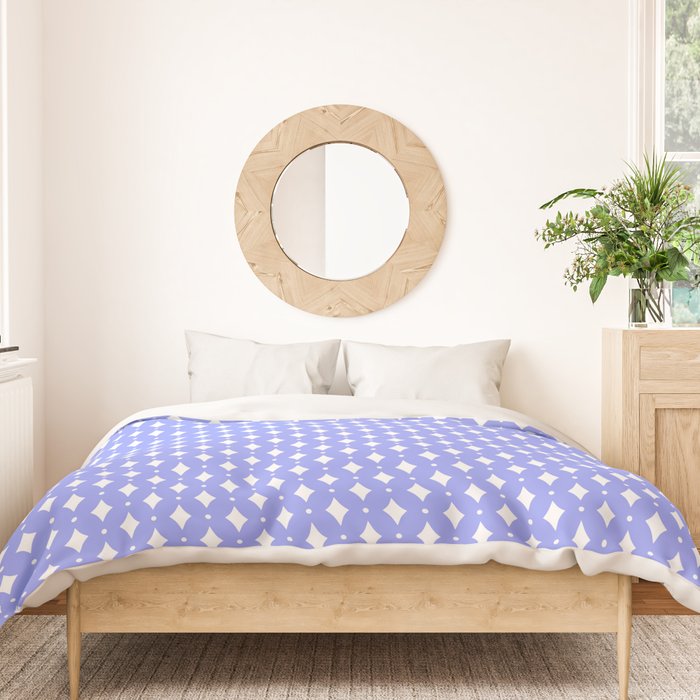 Vintage Stars XVI Periwinkle Blue Duvet Cover Gallery Image 3