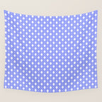 Vintage Stars XVI Periwinkle Blue Wall Tapestry Gallery Image 4