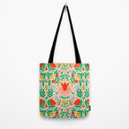 Whimsical Floral - colorful garden  Tote Bag Gallery Image 2