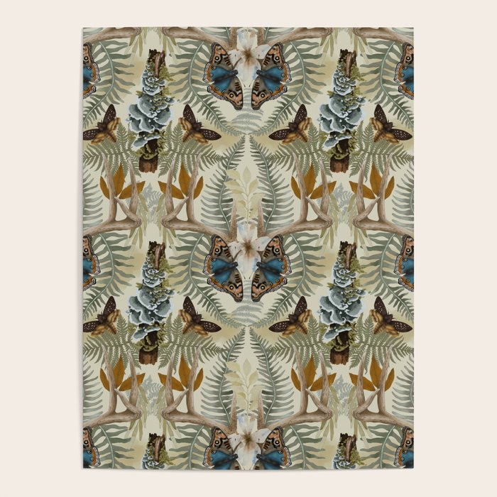 Lush boho forest C Poster Gallery Image 1