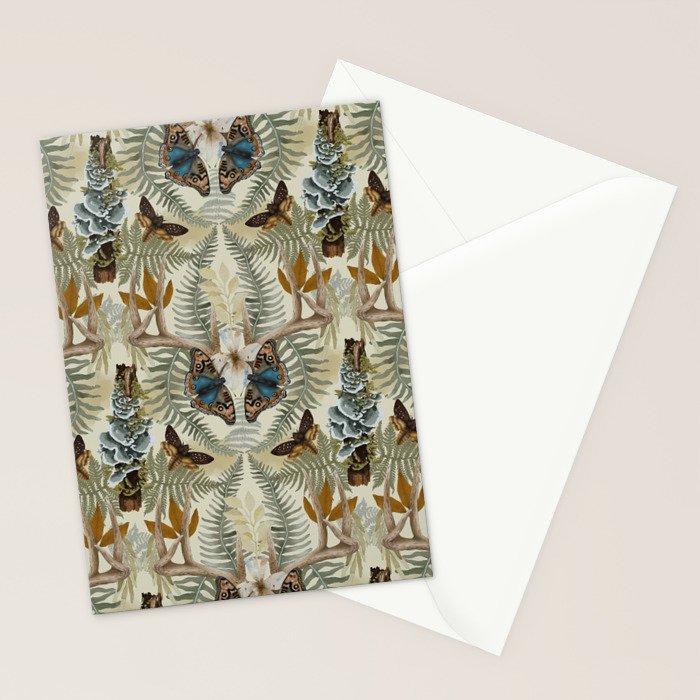 Lush boho forest C Stationery Card Gallery Image 2
