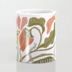 Modern Chalk still life with flowers and fern Coffee Mug Gallery Image 4
