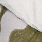 Modern Chalk still life with flowers and fern Comforter Gallery Image 4